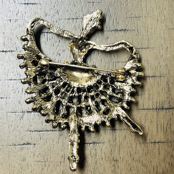 Colorful Rhinestone Brooch - Picture 3 of 5